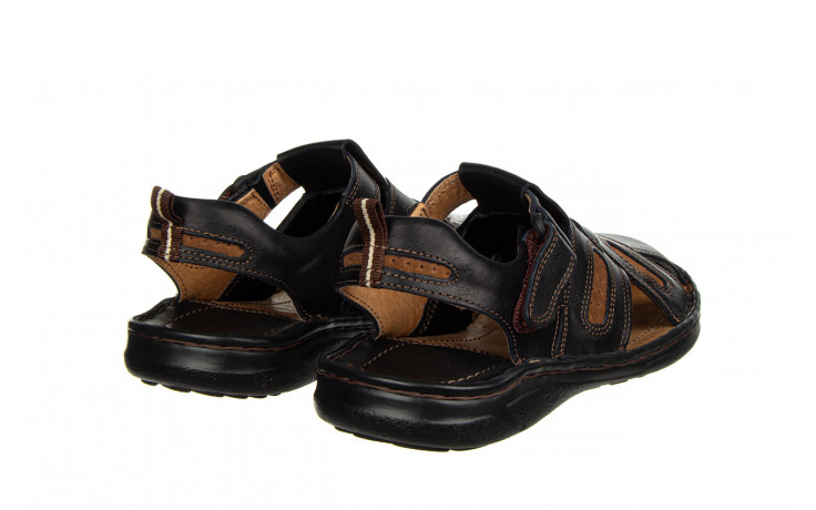 Sandały bayla-081 523 baflo czarny ax 081099, skóra naturalna - sandały - buty męskie - mężczyzna 3