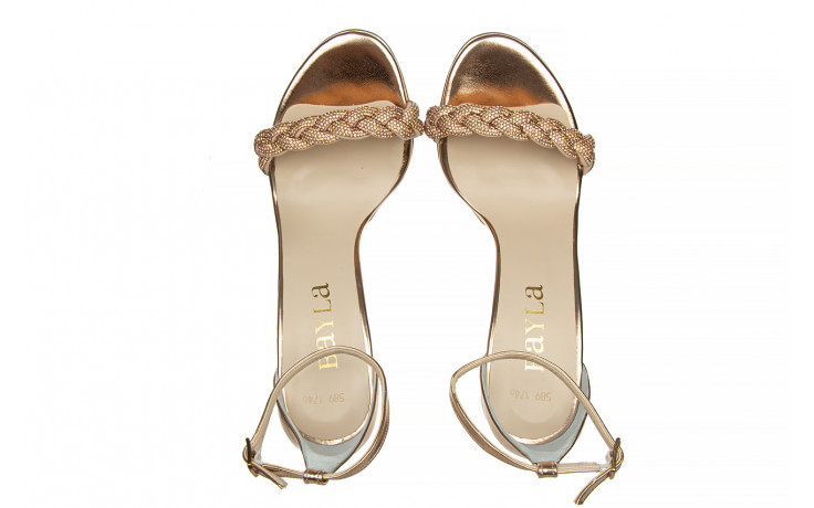 Sandały bayla-187 589-1746 rose 187059, różowe złoto, skóra ekologiczna - na platformie - sandały - buty damskie - kobieta 5