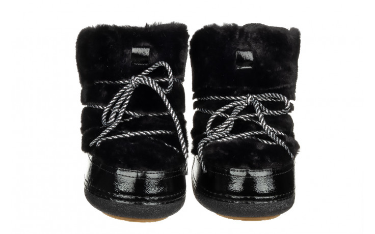 Śniegowce bayla-194 moonia black 194009, czarny, futro sztuczne  - śniegowce - śniegowce i kalosze - buty damskie - kobieta 4