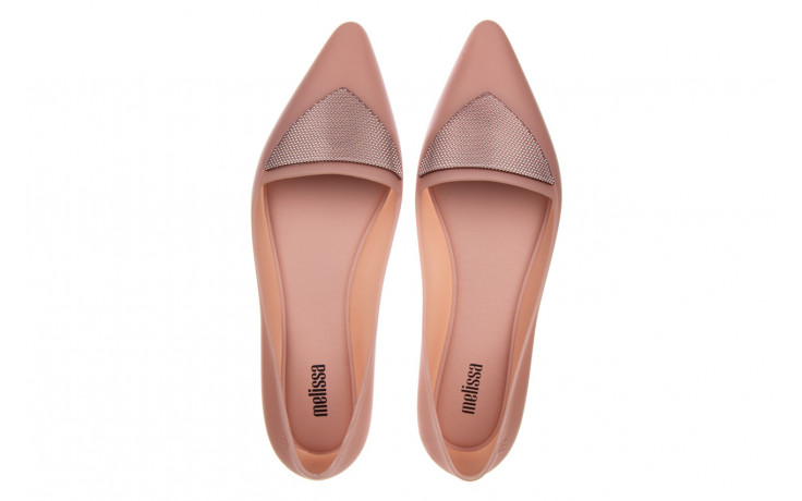 Baleriny melissa pointy iv ad pink 010349, róż, guma - melissa - nasze marki 4