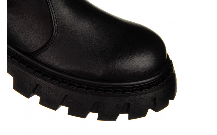 Botki bayla-161 175 5021 black 161410, czarny, skóra naturalna - worker boots - trendy - kobieta 6
