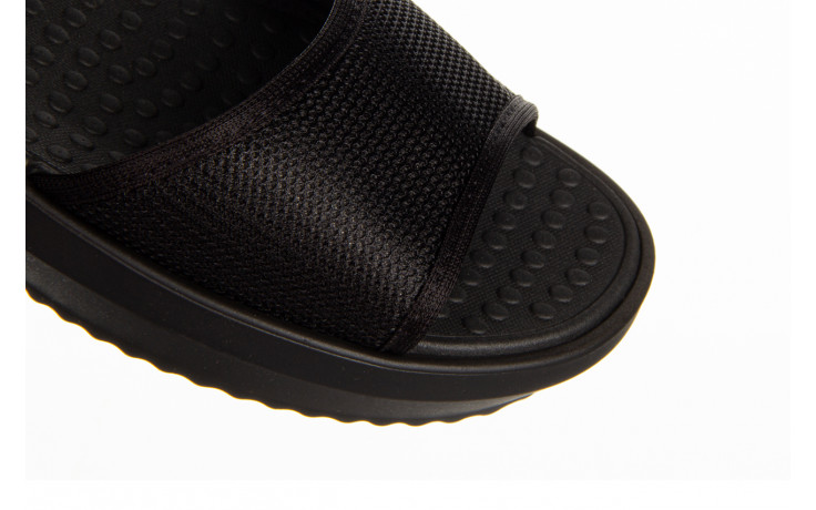 Sandały azaleia cassia comfy papete black 198030, czarny, materiał - płaskie - sandały - buty damskie - kobieta 6