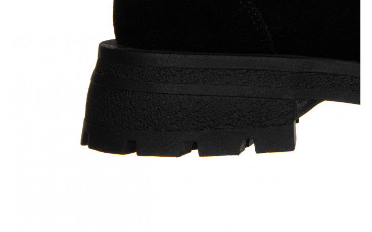 Półbuty bayla-200 142 40704 siyah suet black sued 200016, czarny, skóra naturalna - obuwie sportowe - buty damskie - kobieta 6
