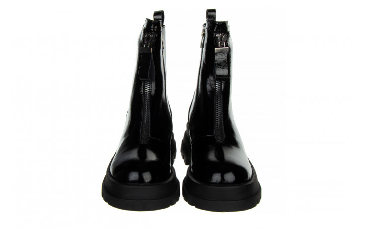 Botki bayla-161 054 2916 2103 black patent 161389, czarny, skóra lakierowana - na platformie - botki - buty damskie - kobieta 4