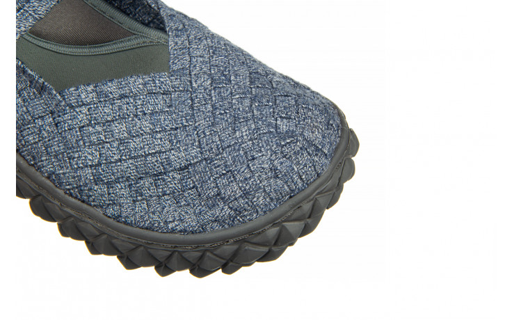 Sandały rock over sandal jeans smoke 032859, niebieski, materiał - gumowe - sandały - buty damskie - kobieta 6