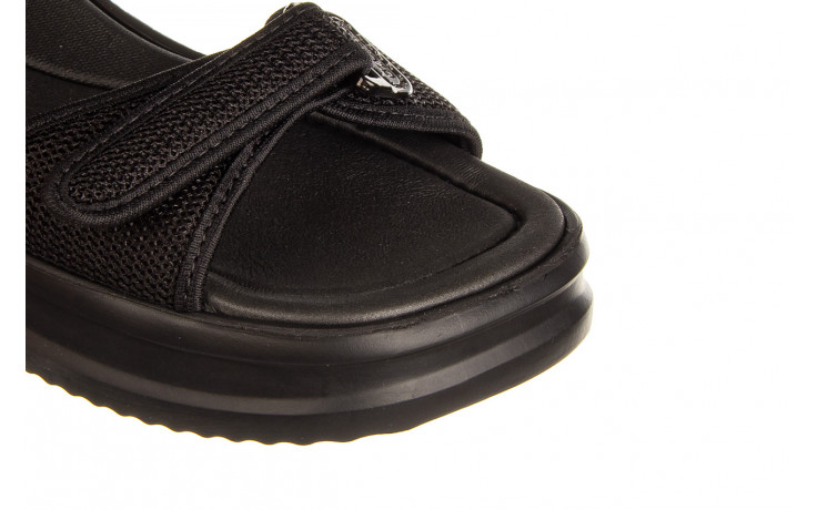 Sandały azaleia vera therapy pap ad black 22 198025, czarny, materiał - na platformie - sandały - buty damskie - kobieta 5
