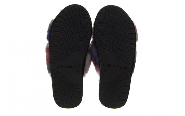 Kapcie emu mayberry tie dye sunset purple 119136, fiolet, futro naturalne  - wygodne buty - trendy - kobieta 5