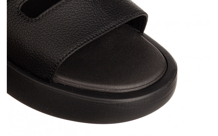 Klapki azaleia isadora soft flatform black 198011, czarny, tworzywo - piankowe - klapki - buty damskie - kobieta 5