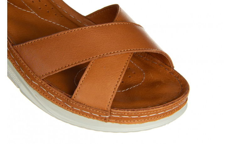 Sandały bayla-161 022 05 6100 coconut 161272, brązowy, skóra naturalna - skórzane - sandały - buty damskie - kobieta 5
