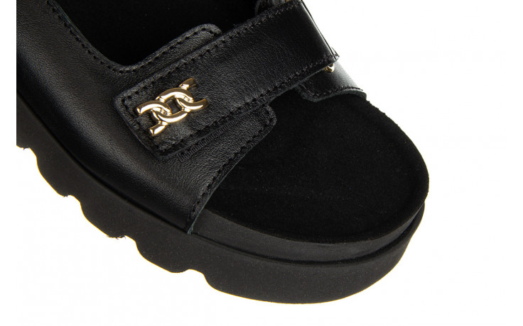 Sandały bayla-159 4180 076-p czarny lico 159050, skóra naturalna - na platformie - sandały - buty damskie - kobieta 5