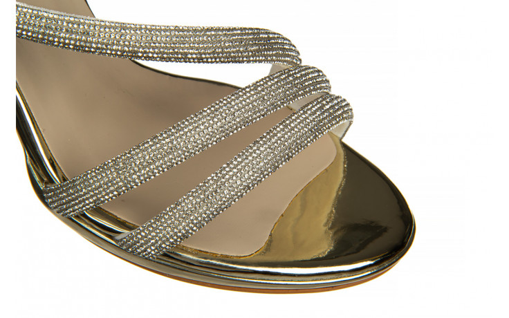 Sandały bayla-187 587-1733 gold 187101, złoty, skóra ekologiczna - na platformie - sandały - buty damskie - kobieta 7