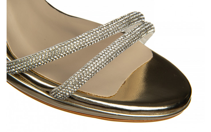 Sandały bayla-187 587-1729 gold 187098, złoty, skóra ekologiczna - na platformie - sandały - buty damskie - kobieta 4