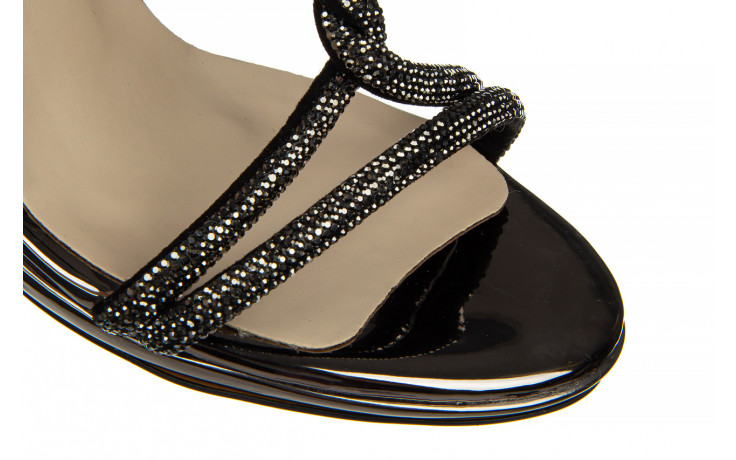 Sandały bayla-187 589-1747 platinum 187106, czarny, skóra ekologiczna - na platformie - sandały - buty damskie - kobieta 6