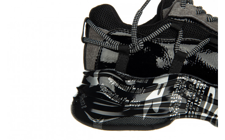 Sneakersy sca'viola b-206 black, czarny, skóra naturalna lakierowana  - obuwie sportowe - buty damskie - kobieta 6