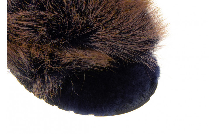 Kapcie emu mayberry lava midnight 119135, granat, futro naturalne  - wygodne buty - trendy - kobieta 6