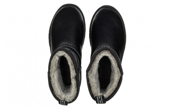 Śniegowce emu sharky mini town black 22 119178, czarny, skóra naturalna - płaskie - botki - buty damskie - kobieta 6