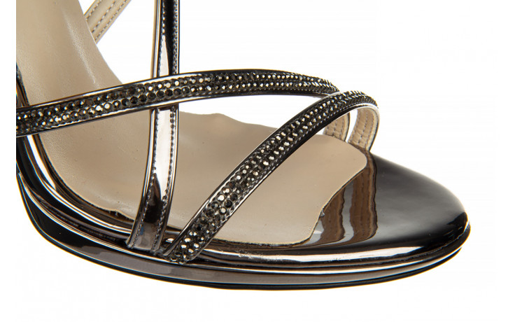 Sandały bayla-187 589-9083 platinum 187066, czarny, skóra ekologiczna - na platformie - sandały - buty damskie - kobieta 8