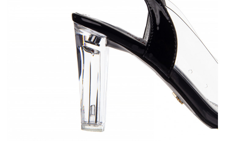 Sandały sca'viola g-17 black 21 047184, czarny, silikon  - sandały - buty damskie - kobieta 5