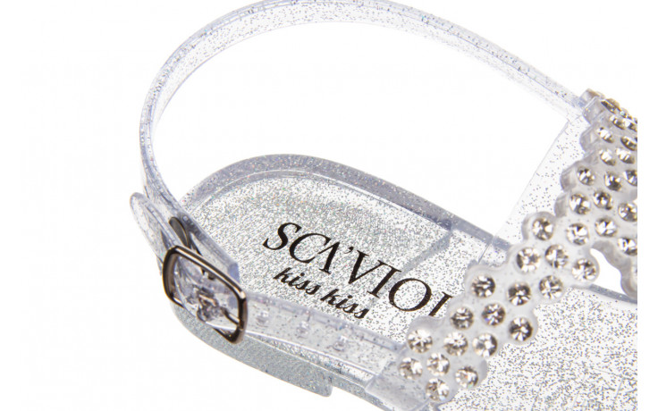 Sandały sca'viola g-64 silver 047191, srebro, silikon - sandały - dla niej  - sale 7