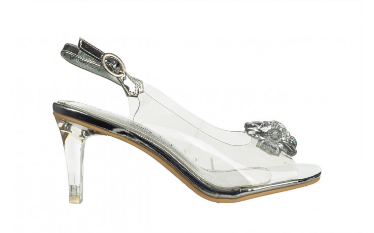 Sandały misstyl mira 01 blanc 202021, srebrny, skóra naturalna - sandały - buty damskie - kobieta
