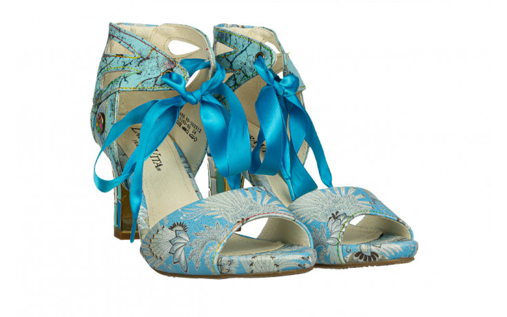 Sandały laura vita albane 60 bleu 202024, niebieski. skóra naturalna  - sandały - buty damskie - kobieta 3