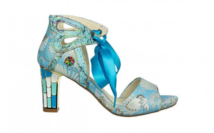 Sandały laura vita albane 60 bleu 202024, niebieski. skóra naturalna  - sandały - buty damskie - kobieta 2