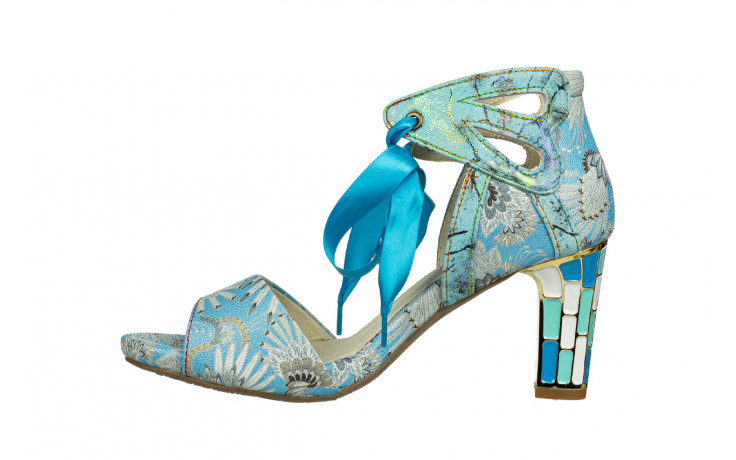 Sandały laura vita albane 60 bleu 202024, niebieski. skóra naturalna  - sandały - buty damskie - kobieta 4