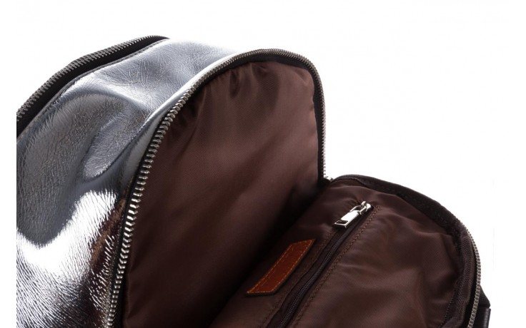 Plecak sca'viola torebka t-83 silver, srebrny, skóra naturalna  - plecaki - torebki - akcesoria - kobieta 8