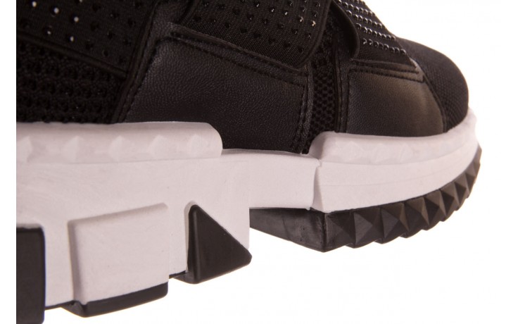 Sneakersy sca'viola l-06 black, czarny, materiał - obuwie sportowe - dla niej  - sale 8