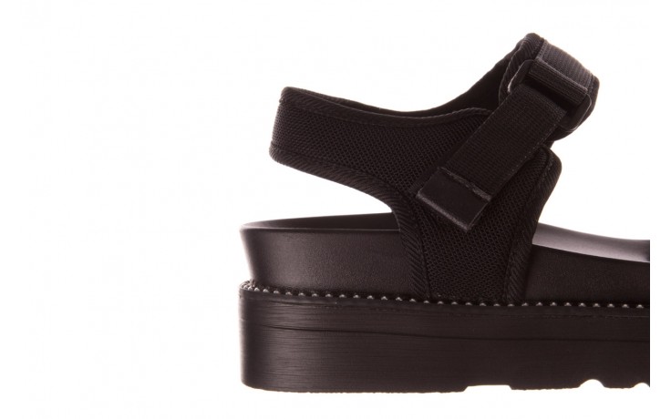 Sandały sca'viola l-13 black, czarny, materiał - płaskie - sandały - buty damskie - kobieta 7