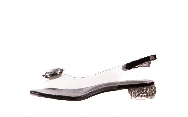 Sandały sca'viola g-15 black, czarny, silikon - gumowe - sandały - buty damskie - kobieta 2