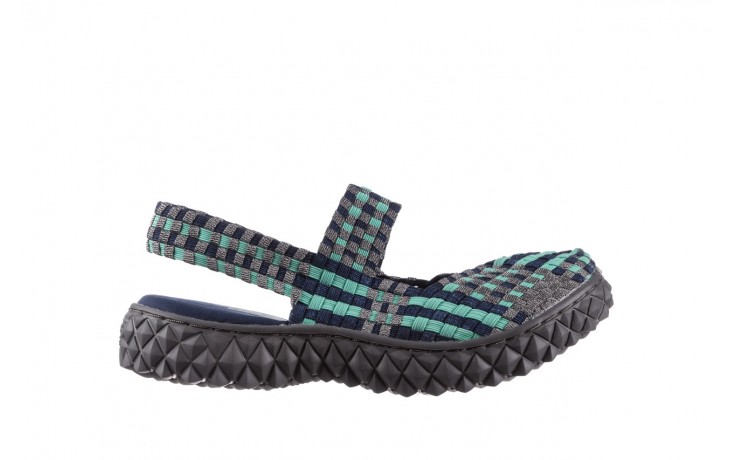 Sandały rock over sandal met navy pewter mint 20, niebieski, materiał  - wiosna-lato 2020