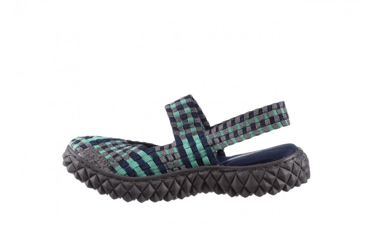 Sandały rock over sandal met navy pewter mint 20, niebieski, materiał  - wiosna-lato 2020 2