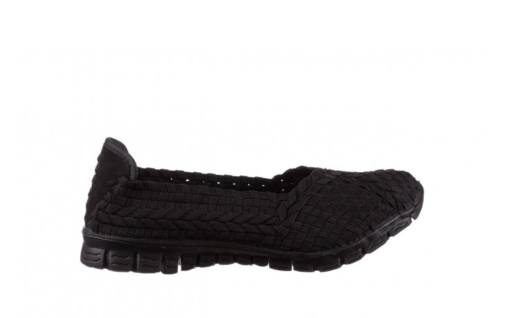 Półbuty rock carioca black 22 032882, czarny, materiał - obuwie sportowe - buty damskie - kobieta