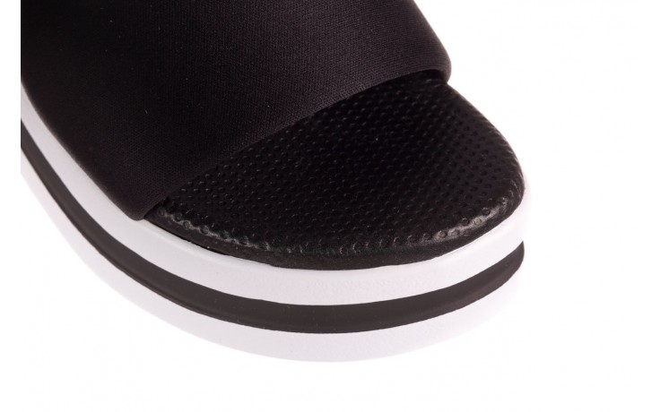 Klapki dijean 485 359 black, czarny, materiał  - na koturnie - klapki - buty damskie - kobieta 5