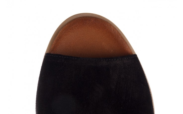 Sandały bayla-161 061 1612 black suede, czarny, skóra naturalna 7