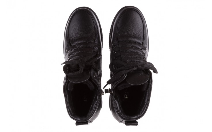 Sneakresy bayla-112 0235-io-20 czarne sneakersy, skóra naturalna  - sneakersy - buty damskie - kobieta 4