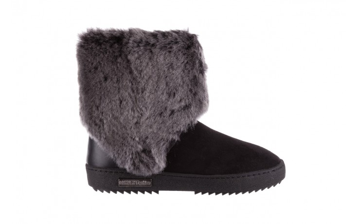 Śniegowce bayla-112 0575-9020s czarne, skóra naturalna - buty zimowe - trendy - kobieta