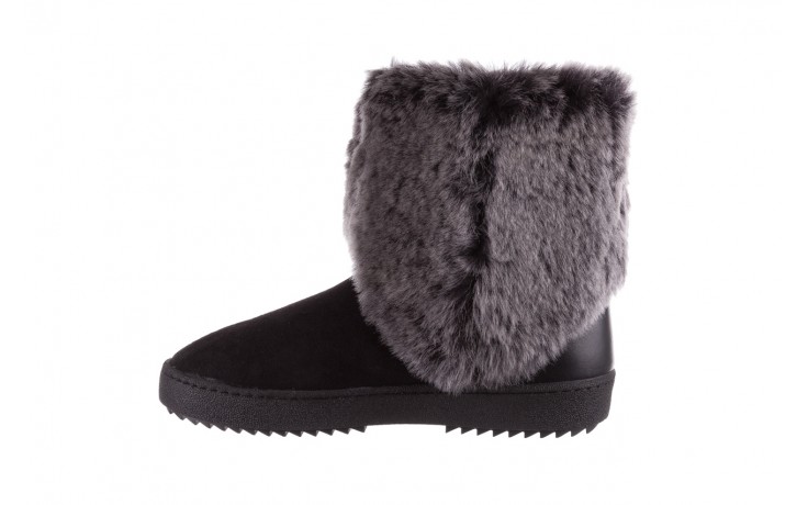 Śniegowce bayla-112 0575-9020s czarne, skóra naturalna - buty zimowe - trendy - kobieta 2