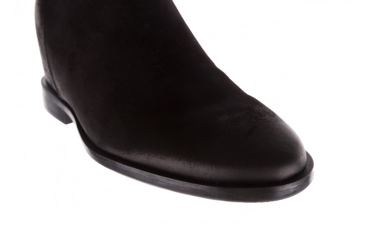 Botki bayla-170 2126 czarne botki, skóra naturalna - buty zimowe - trendy - kobieta 6