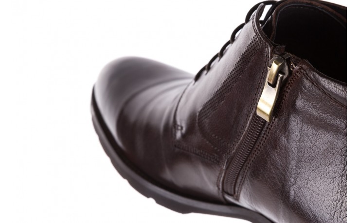 Półbuty john doubare h855-305-p3r brown, brąz, skóra naturalna  - obuwie wizytowe - buty męskie - mężczyzna 7