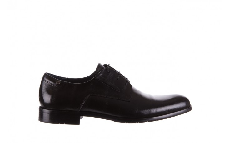 Półbuty brooman 53205a black, czarny, skóra naturalna  - obuwie wizytowe - dla niego - sale
