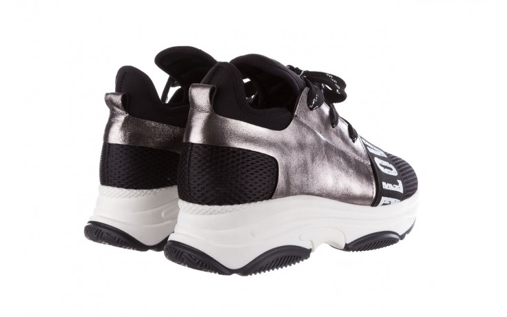 Sneakersy bayla-155 385-2800 czarne, materiał - buty damskie - kobieta 3