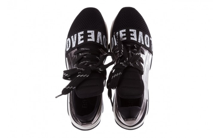 Sneakersy bayla-155 385-2800 czarne, materiał - buty damskie - kobieta 4