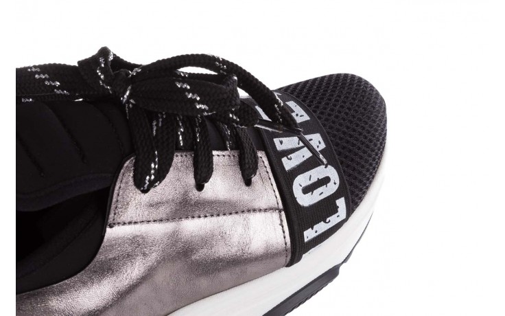 Sneakersy bayla-155 385-2800 czarne, materiał - trendy - kobieta 5
