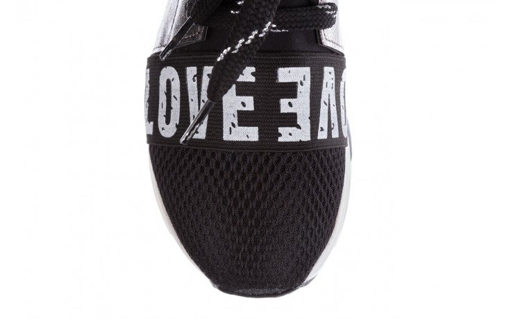 Sneakersy bayla-155 385-2800 czarne, materiał - obuwie sportowe - buty damskie - kobieta 7
