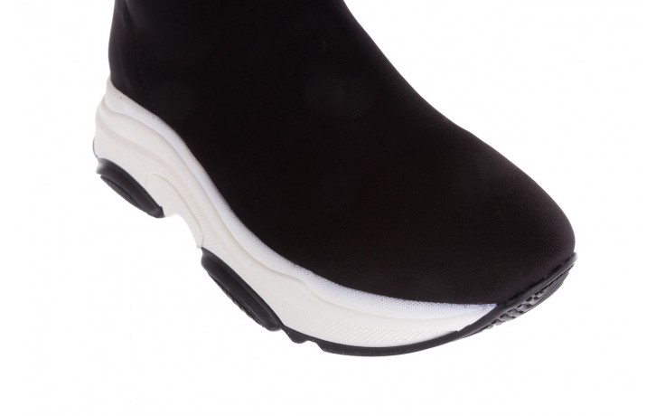 Sneakersy bayla-155 001-002 czarne sneakersy 19, czarny, materiał - sneakersy - buty damskie - kobieta 5
