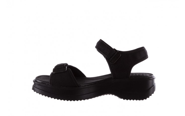 Sandały azaleia 320 321 black black 20, czarny, materiał - płaskie - sandały - buty damskie - kobieta 2