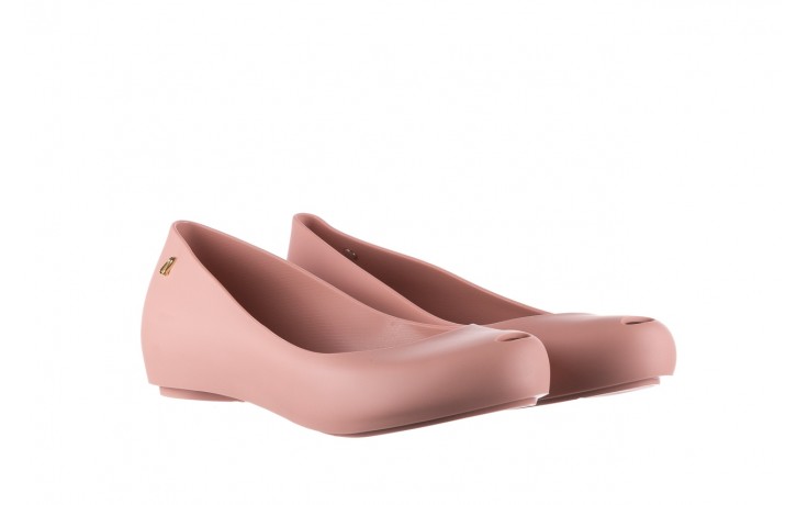 Baleriny melissa ultragirl basic ad pink beige, róż, guma - peep toe - baleriny - buty damskie - kobieta 1