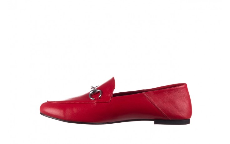 Półbuty bayla-161 088 6415 czerwony, skóra naturalna  - wygodne buty - trendy - kobieta 2